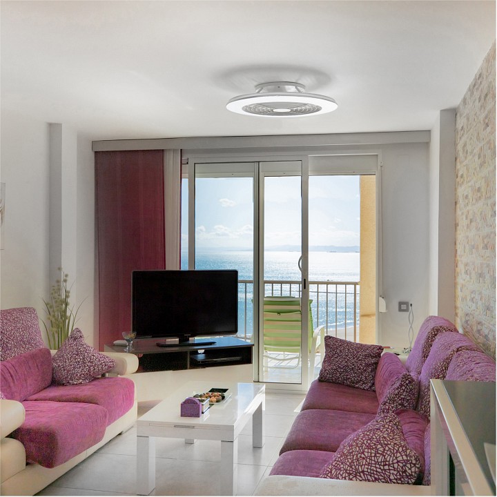 Светильник с вентилятором mantra (люстры-вентиляторы) alisio 7490