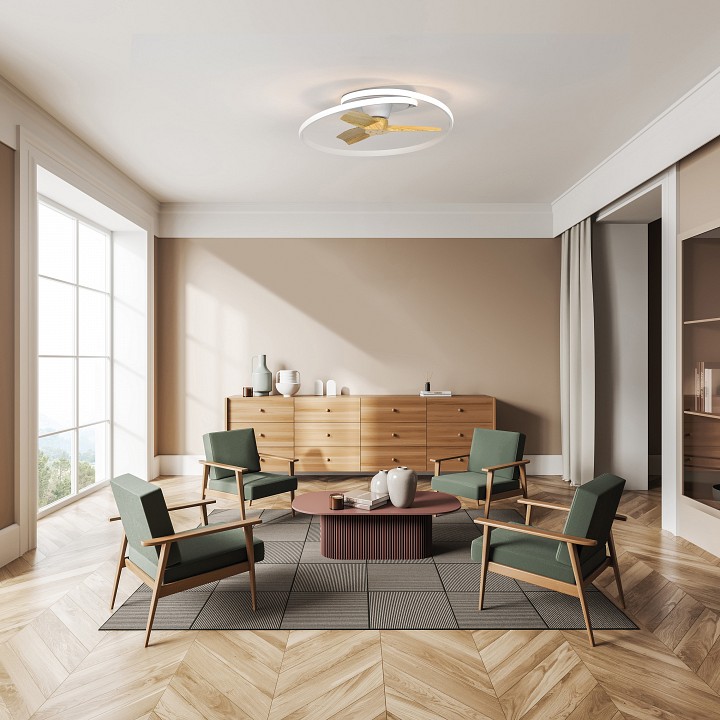 Светильник с вентилятором mantra (люстры-вентиляторы) ocean 8235