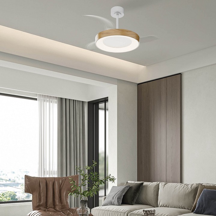 Светильник с вентилятором mantra niseko fan 9058