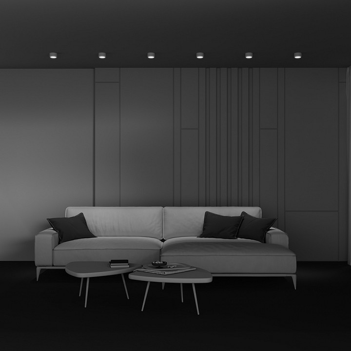 Накладной светильник maytoni technical conik gyps c001cl-gx53-w