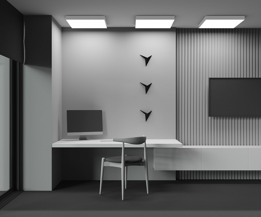 Накладной светильник maytoni technical zon c032cl-90w3k-sq-w