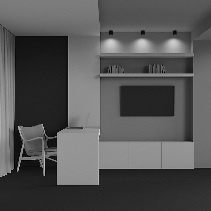 Накладной светильник maytoni technical alfa led c064cl-l12b4k