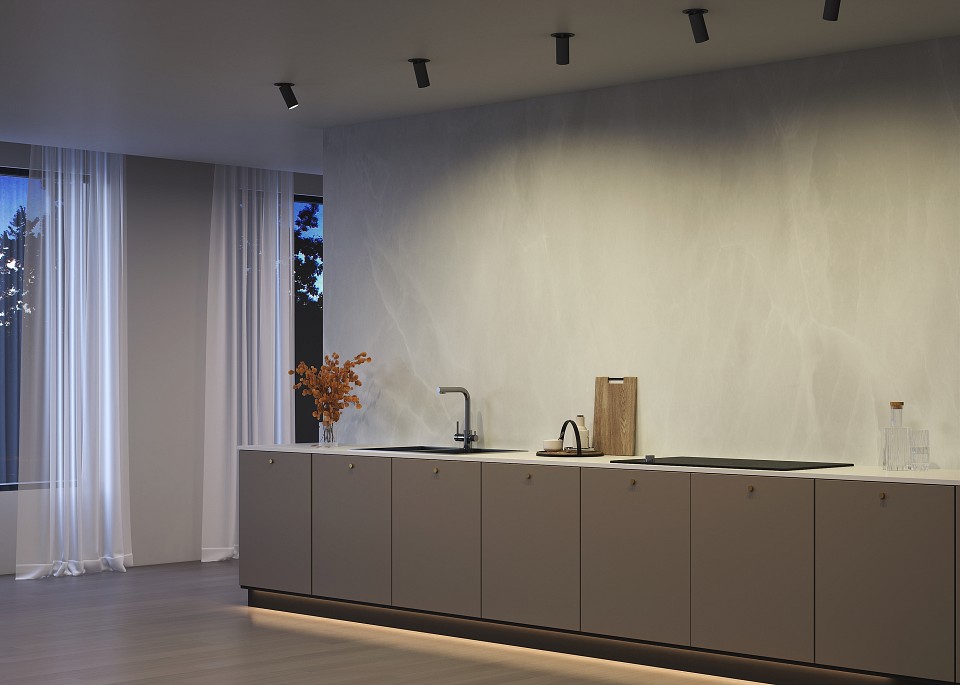 Встраиваемый светильник на штанге maytoni technical artisan c081cl-01-gu10-b