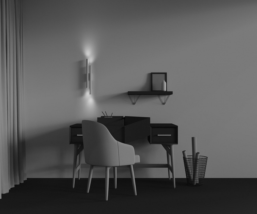 Бра maytoni technical calipso c082wl-24w2.7k-w