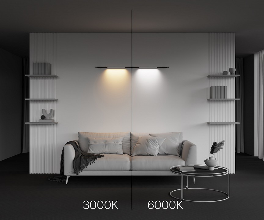 Модульный светильник maytoni technical basis c100cl-l500-12w3-6k-b