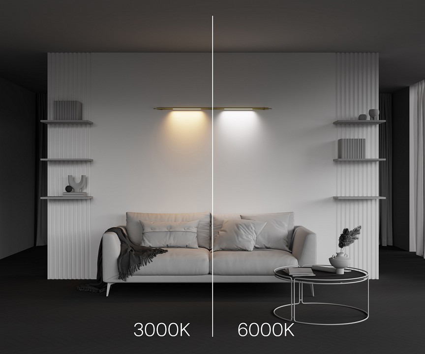 Модульный светильник maytoni technical basis c100cl-l500-12w3-6k-bs