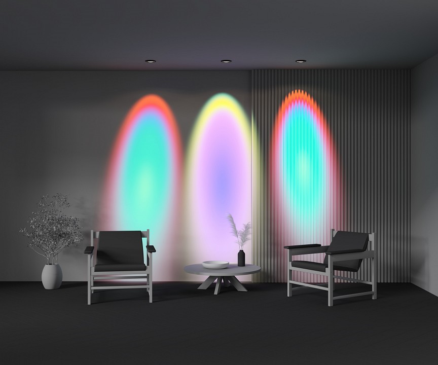 Встраиваемый светильник maytoni technical lens dl105-12w4k-b