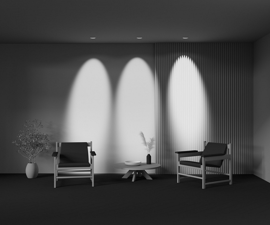 Встраиваемый светильник maytoni technical lens dl105-12w4k-w