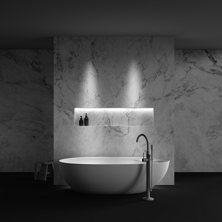 Встраиваемый светильник maytoni technical dip dl124-10w-4k-trs-w