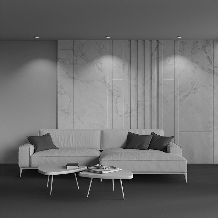 Встраиваемый светильник maytoni technical gyps modern dl124-gu10-01-trs-w