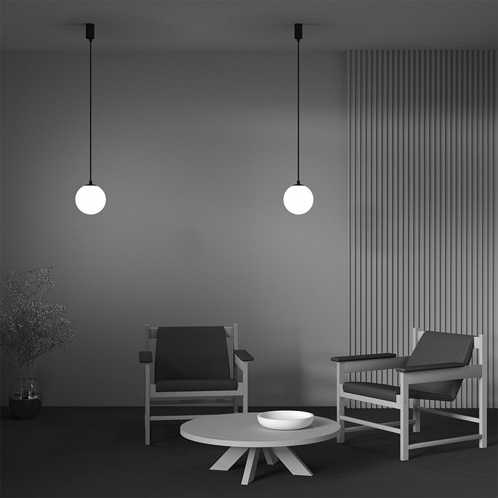 Подвесной светильник maytoni technical luna p039pl-5w4k-20-b