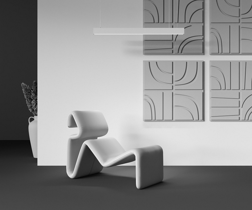 Подвесной светильник maytoni technical basis p051pl-36w2.7-6k-w