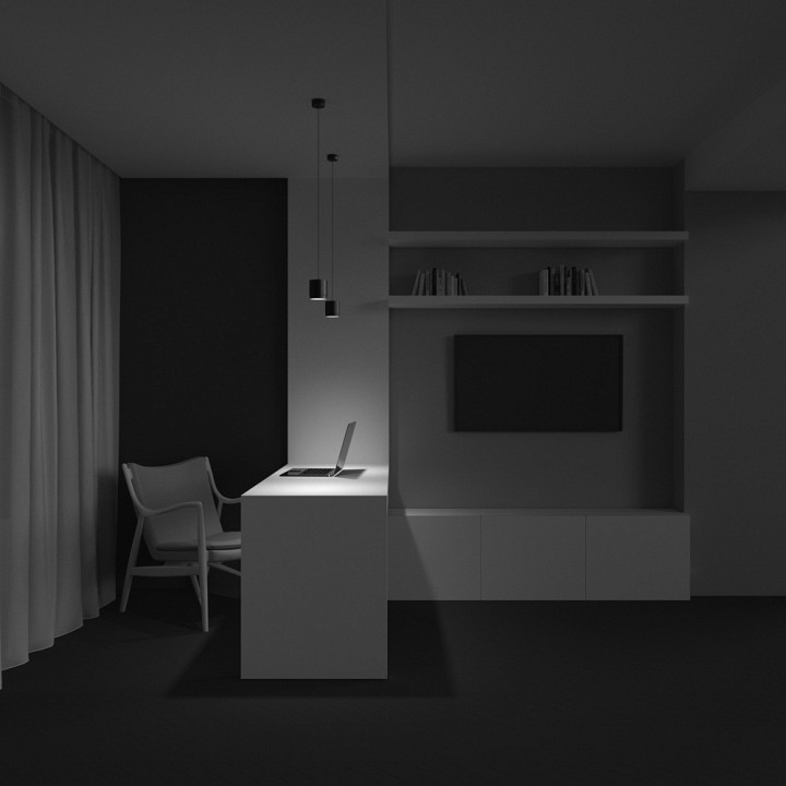 Подвесной светильник maytoni technical polar p088pl-gx53-b