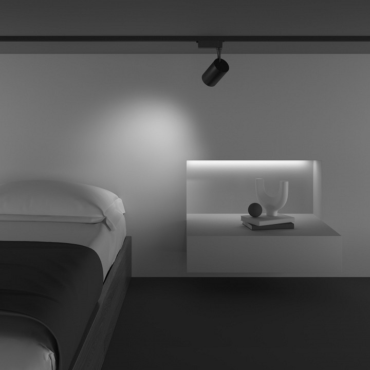 Светильник на штанге maytoni technical vuoro tr003-1-10w4k-m-b