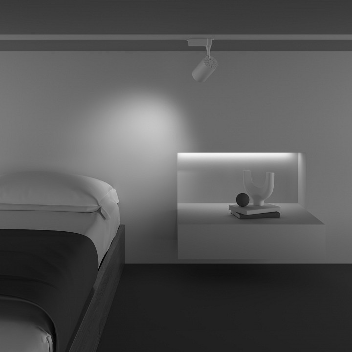 Светильник на штанге maytoni technical vuoro tr003-1-10w4k-m-w