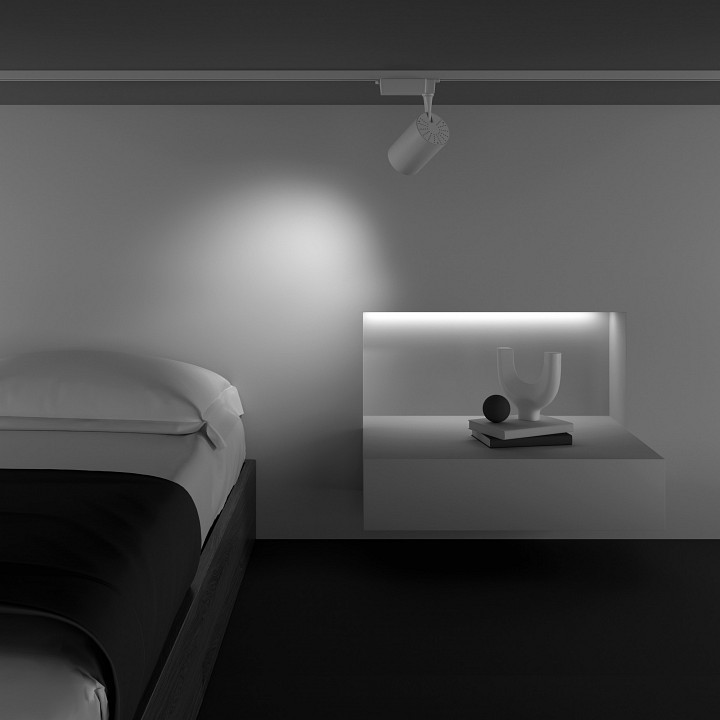 Светильник на штанге maytoni technical vuoro tr003-1-15w4k-m-w