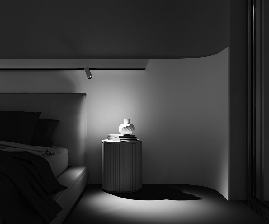 Светильник на штанге maytoni technical focus led tr032-2-12w3k-m-bw