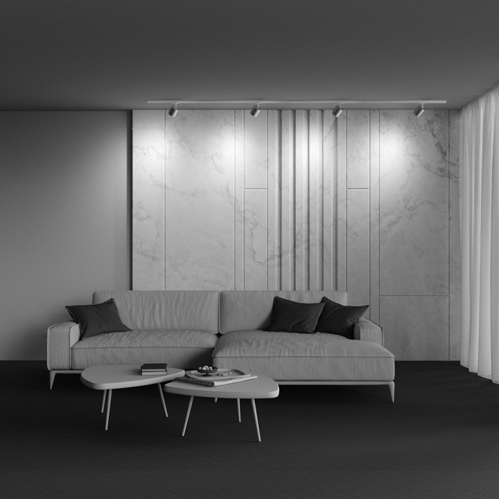 Светильник на штанге maytoni technical polar tr088-1-gx53-s