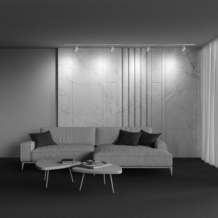 Светильник на штанге maytoni technical polar tr088-1-gx53-w