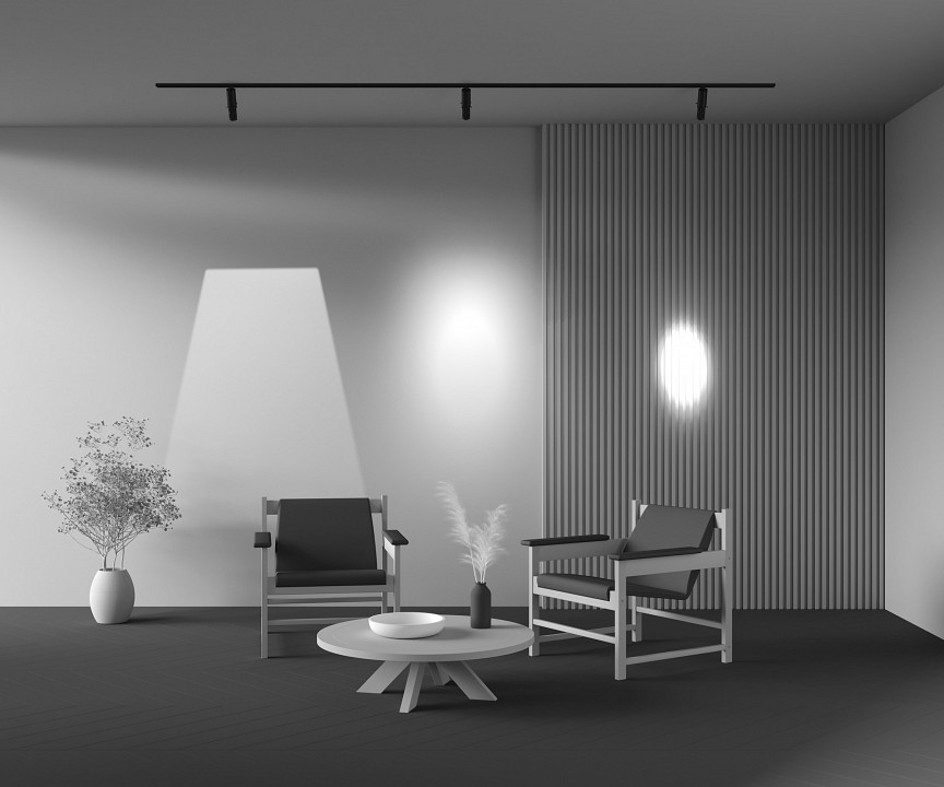 Светильник на штанге maytoni technical gala tr108-4-10w3k-ds-b