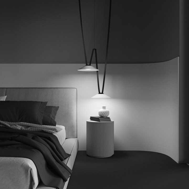 Подвесной светильник maytoni technical campana tr127b-12w4k-w