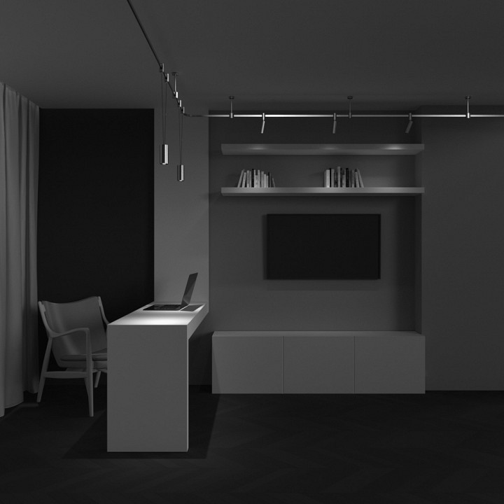 Подвесной светильник maytoni technical focus led tr157-1-12w4k-pt