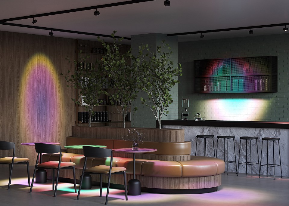 Светильник на штанге maytoni technical lens tr217-2-15w4k-b