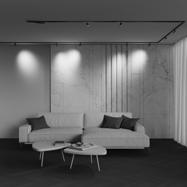 Светильник на штанге maytoni technical focus led tr243-4-5wtw-dsz-b