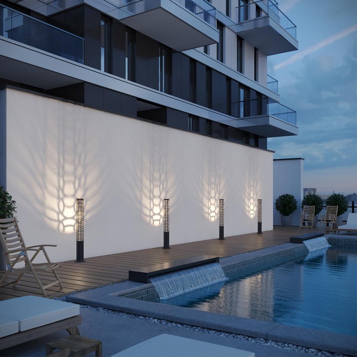 Наземный низкий светильник novotech street 359540