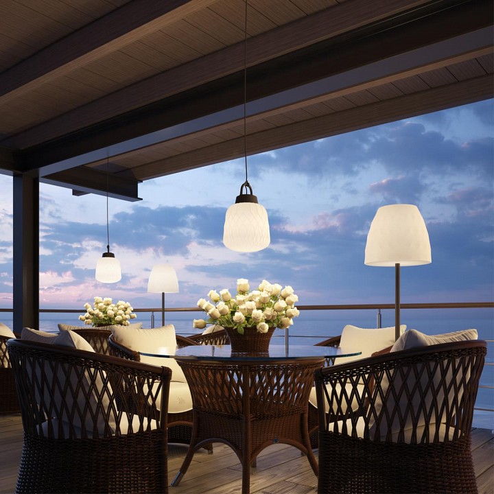 Наземный высокий светильник novotech conte 370602