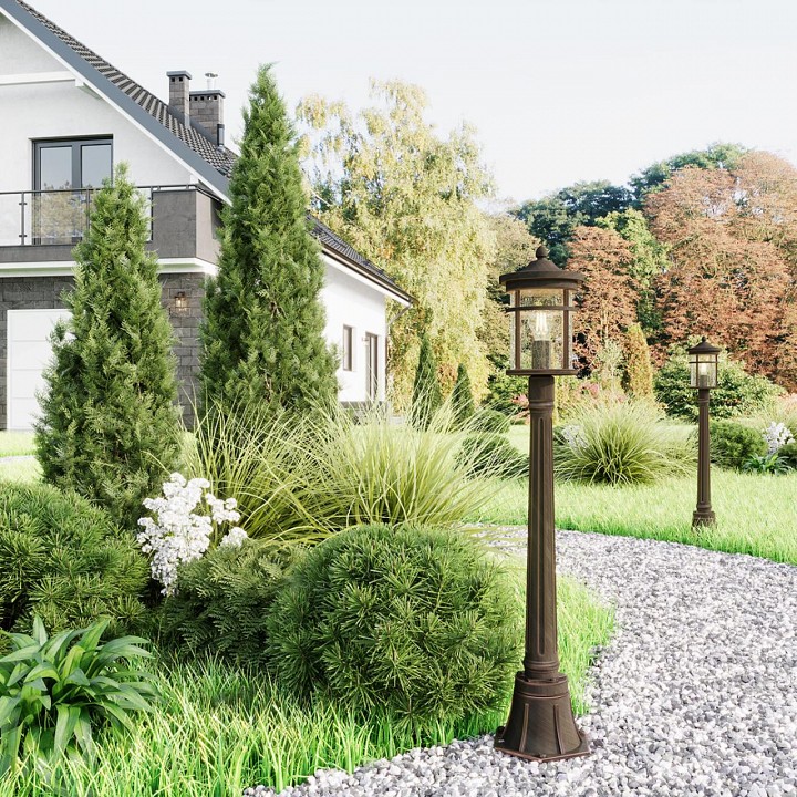 Наземный низкий светильник odeon light virta 4044/1f