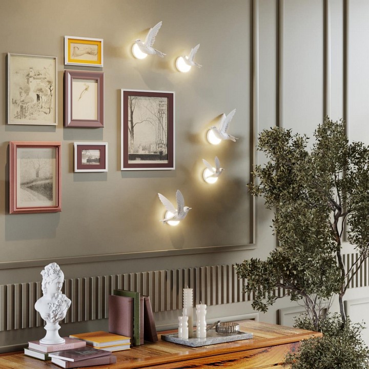 Накладной светильник odeon light colombella 4341/3wla
