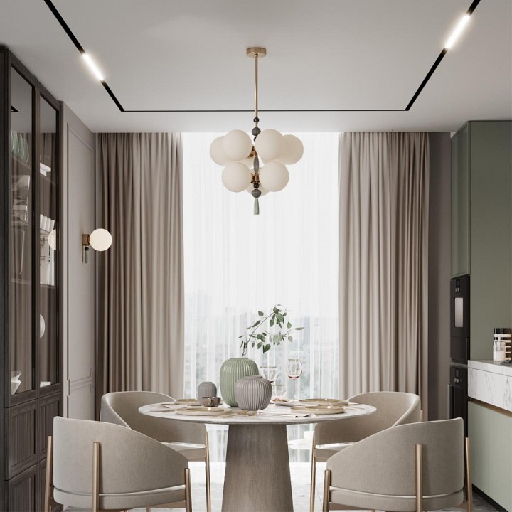 Подвесная люстра odeon light palle 5405/6