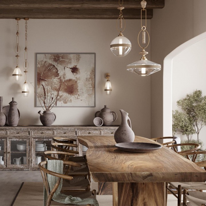 Подвесной светильник odeon light krema 5441/1c