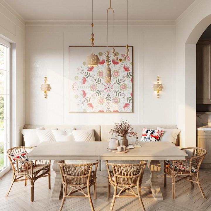 Подвесной светильник odeon light karelia 5444/1a