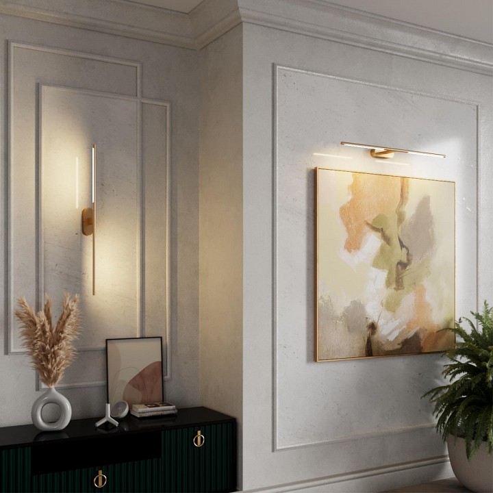 Подсветка для картины odeon light aledo 6635/9wl