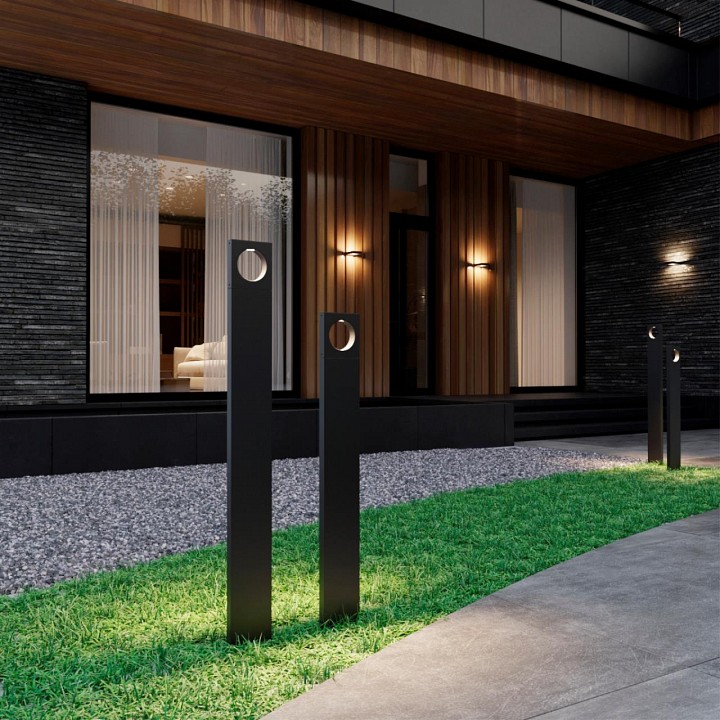 Наземный высокий светильник odeon light como 6653/10ga