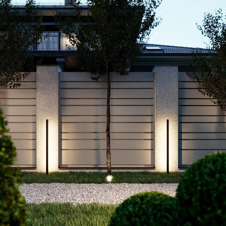 Наземный высокий светильник odeon light pifa 7036/16gl