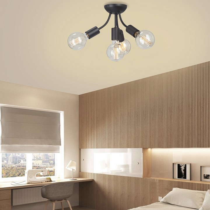 Потолочная люстра vitaluce v3927 v3927-1/4pl