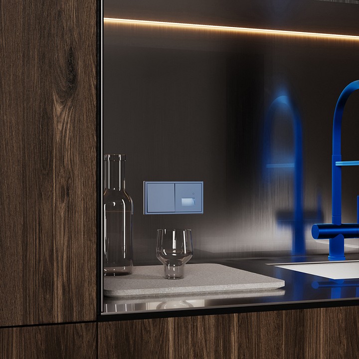 Накладка для заглушки для поста с подсветкой и с датчиком voltum s70 vls002415