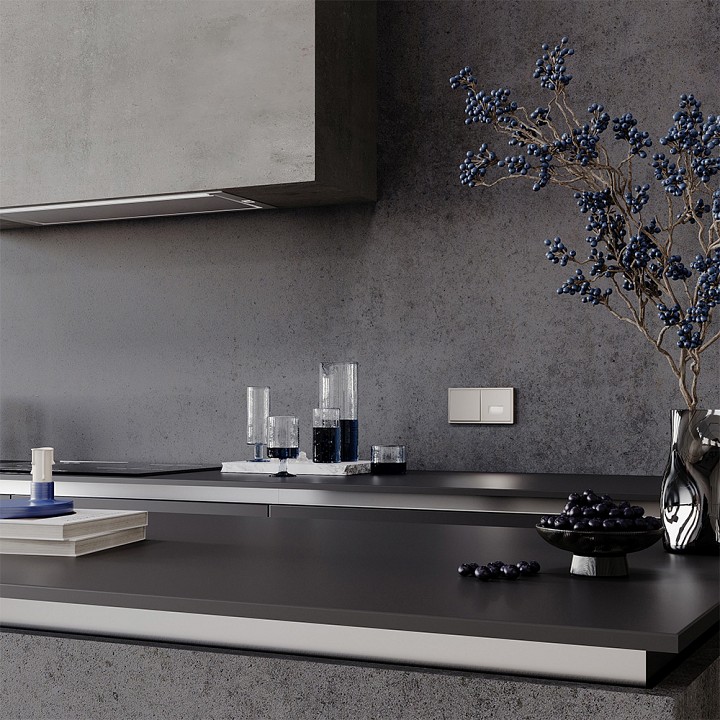 Выключатель одноклавишный без рамки voltum s70 vls010103