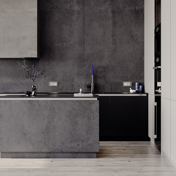 Выключатель одноклавишный без рамки voltum s70 vls010104