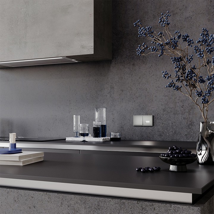 Выключатель одноклавишный без рамки voltum s70 vls010105