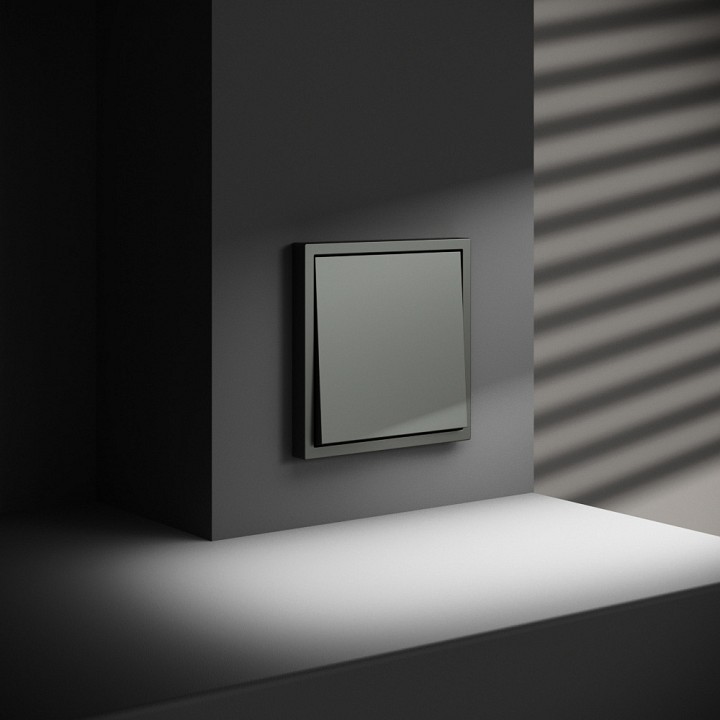 Выключатель проходной одноклавишный без рамки voltum s70 vls010306