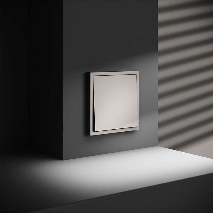 Выключатель перекрестный одноклавишный без рамки voltum s70 vls010503