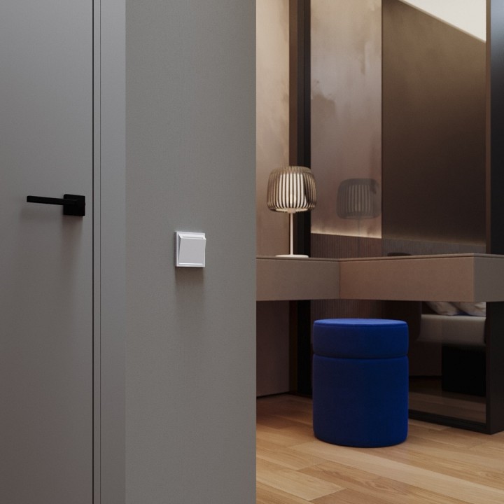 Электронный карточный выключатель без рамки voltum s70 vls010701