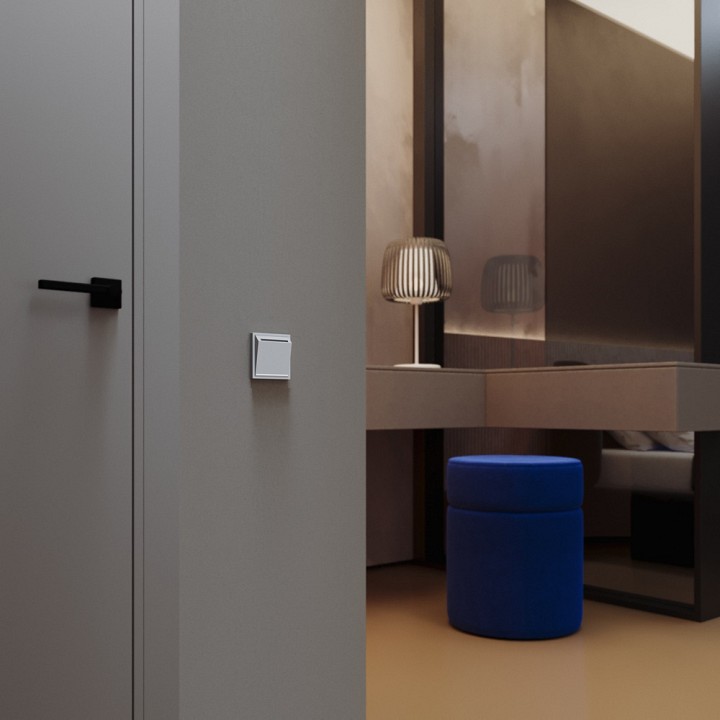 Электронный карточный выключатель без рамки voltum s70 vls010702