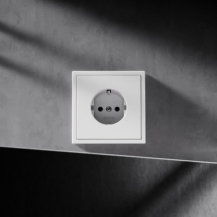 Выключатель двухклавишный с подсветкой без рамки voltum s70 vls020207