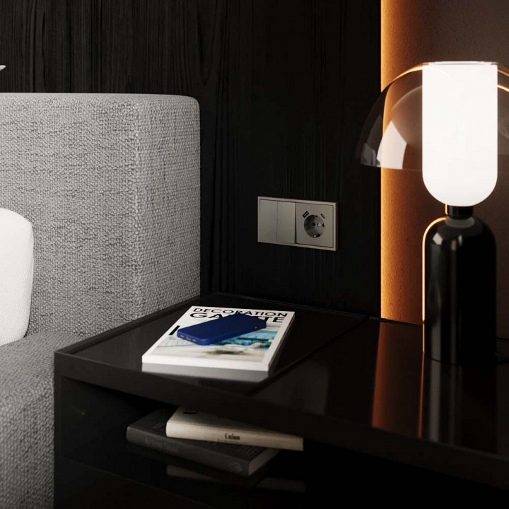 Переключатель перекрестный двухклавишный без рамки voltum s70 vls020504