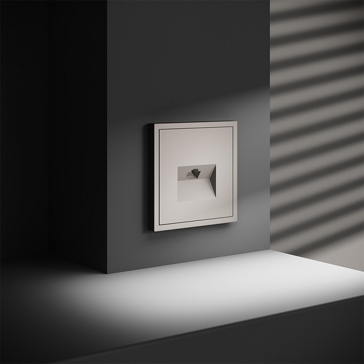 Розетка ethernet rj-45 без рамки voltum s70 vls060103